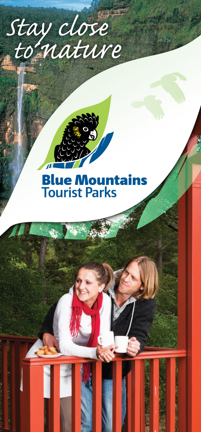 Blue Mountains Tourist Parks brochure design
