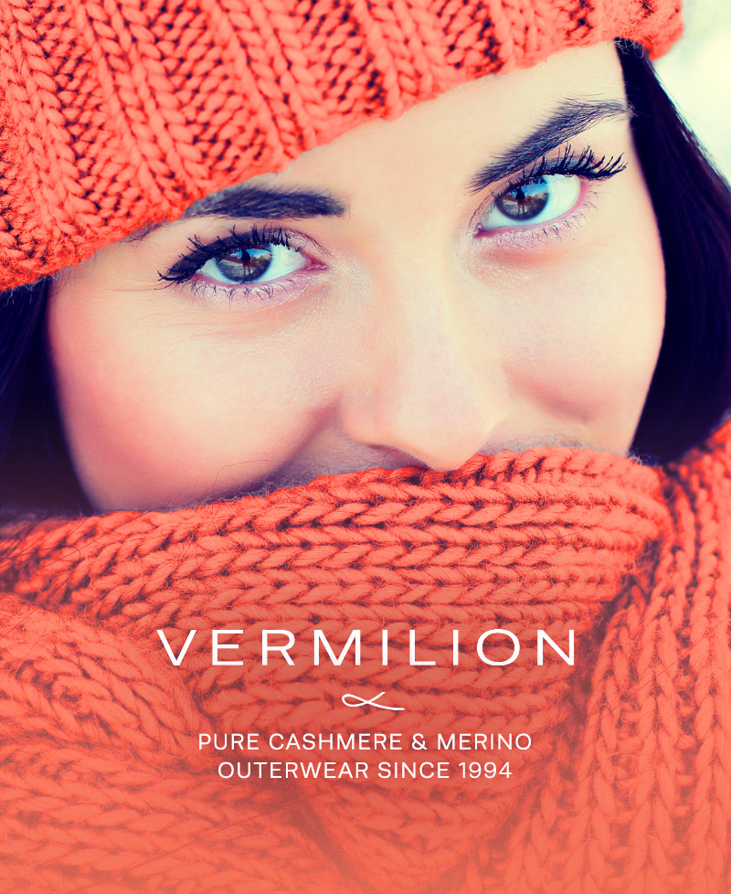 Vermilion outer garments